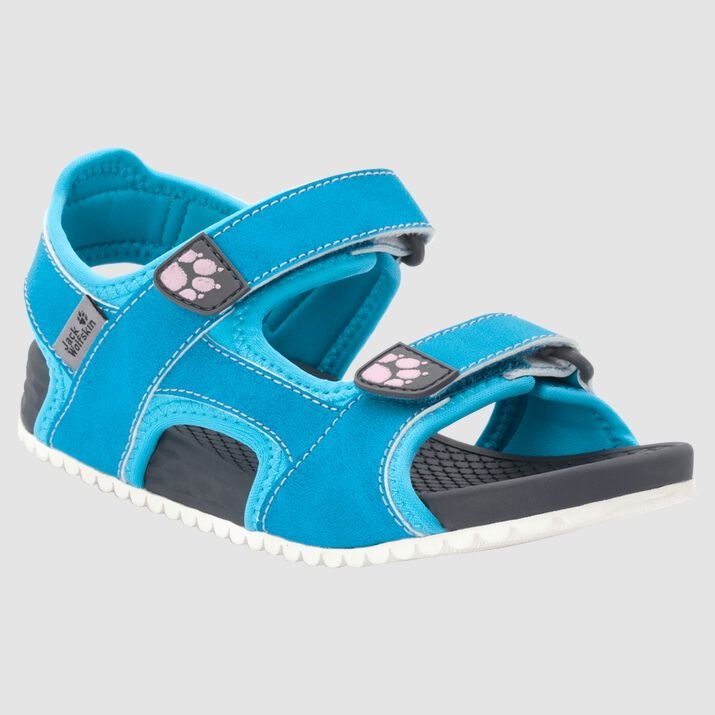 Sandalias Jack Wolfskin Outfresh Deluxe Niños Azules/Grises Mexico-7923186